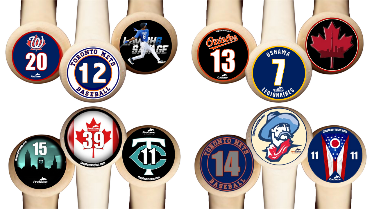 Custom Bat Knob Decals