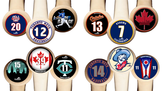 Custom Bat Knob Decals